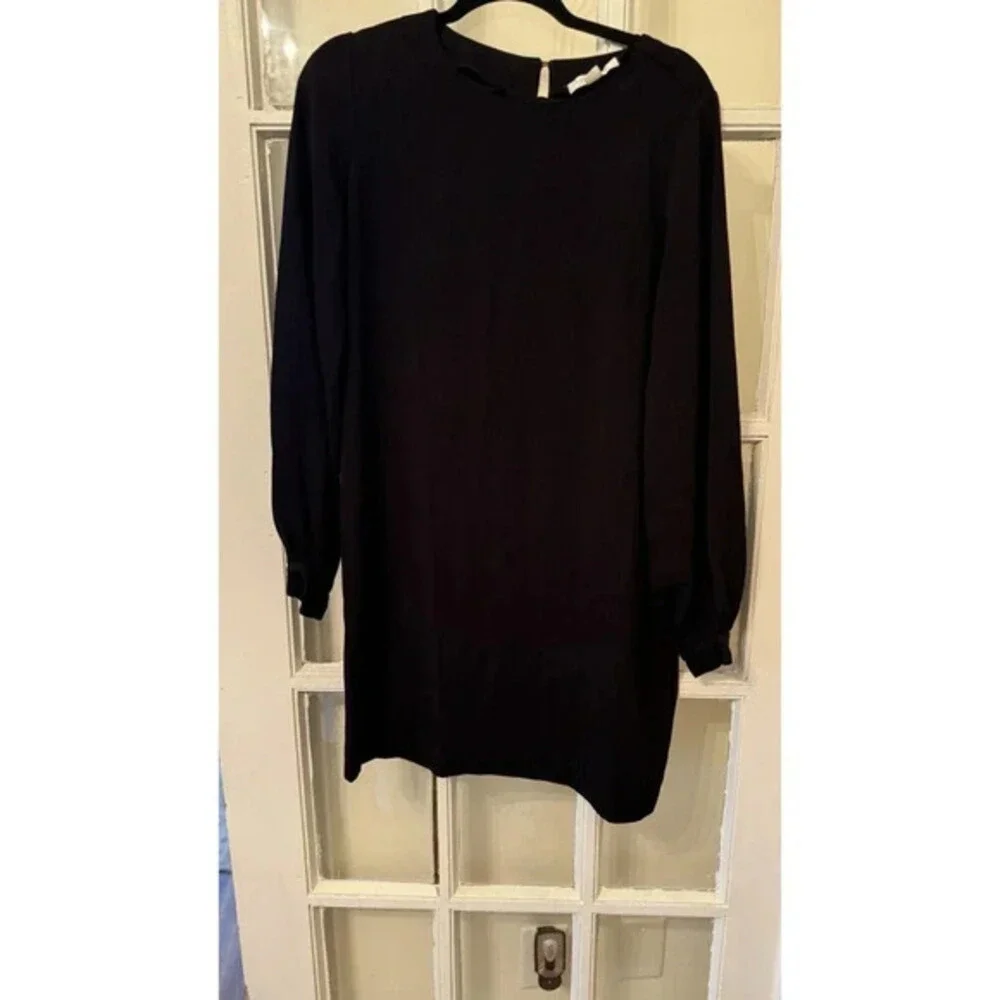 Reynah Couture Women’s Black Dress Size 2 Bishop Sleeve‎